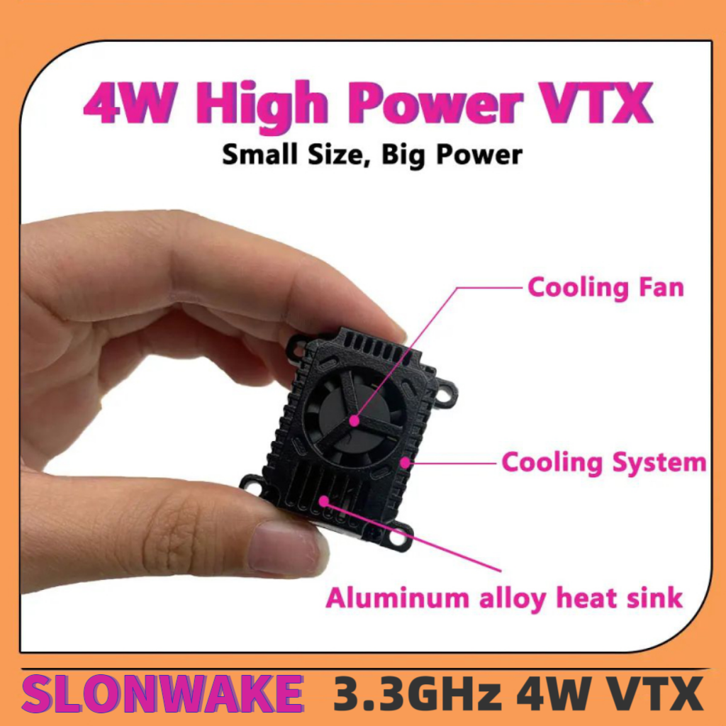 Drone Transmitter - SLONWAKE FPV 3.3G 16CH 4000mW High
