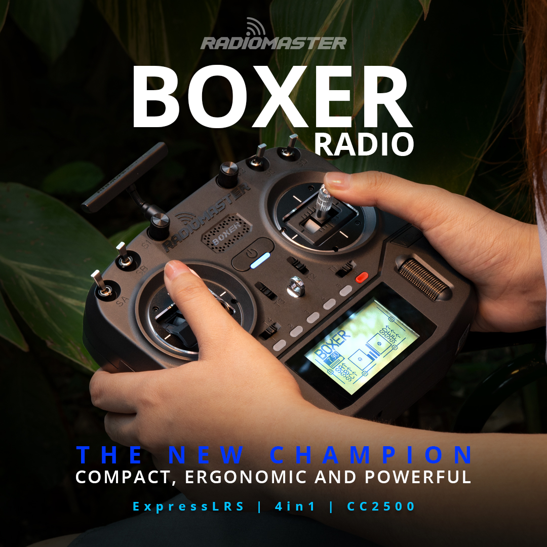 RadioMaster Boxer  2.4G 16ch H - Drone Gimbal 评论和价格