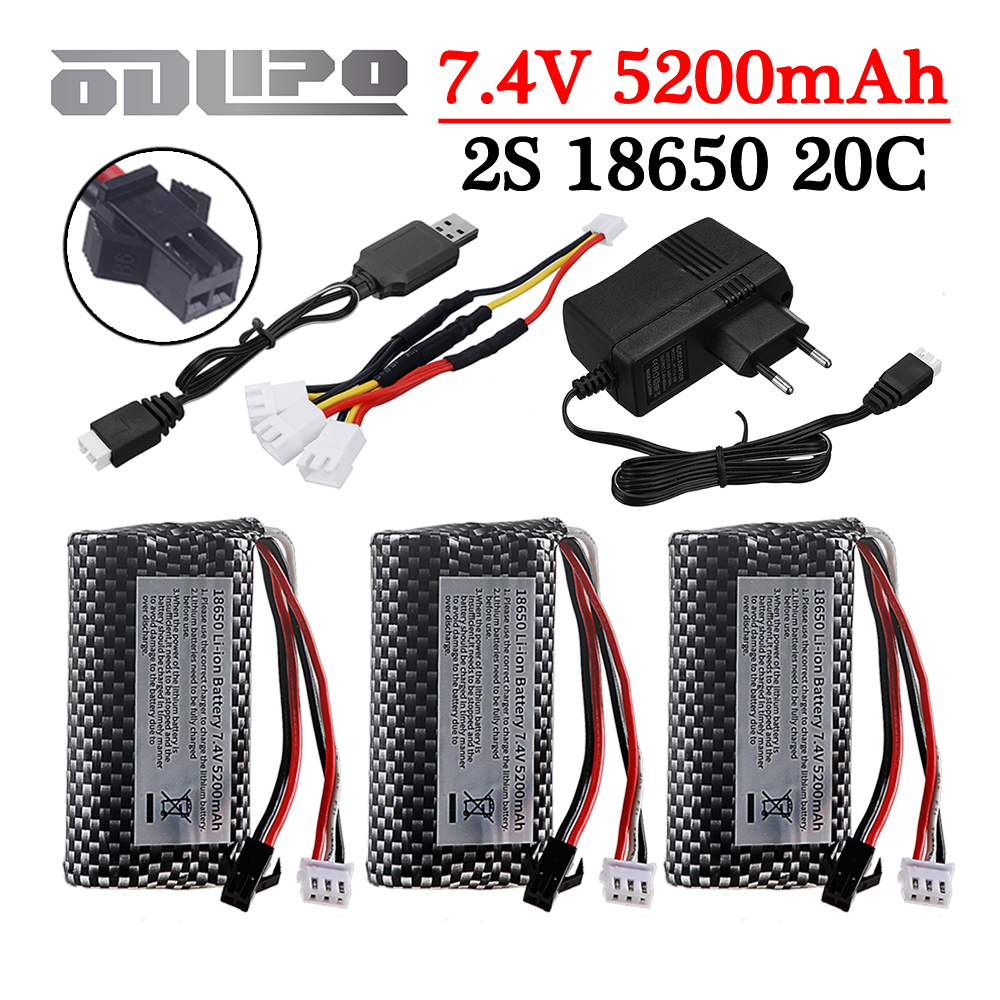 18650 7.4V 5200mAh Li-ion batt - Drone Charger 评论和价格