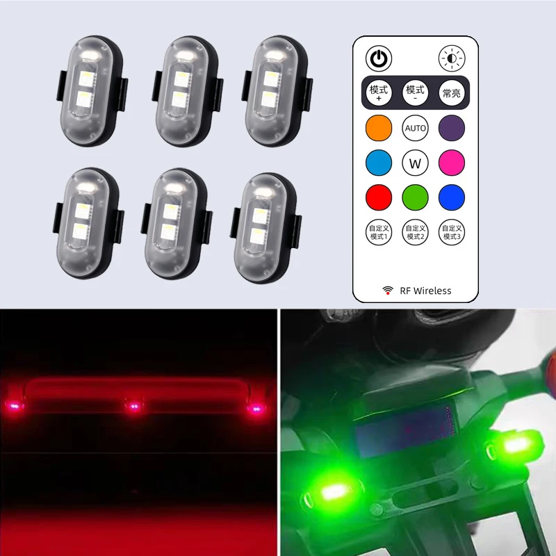 Motorcycle Aircraft Lights RGB - Drone Led Light 评论和价格