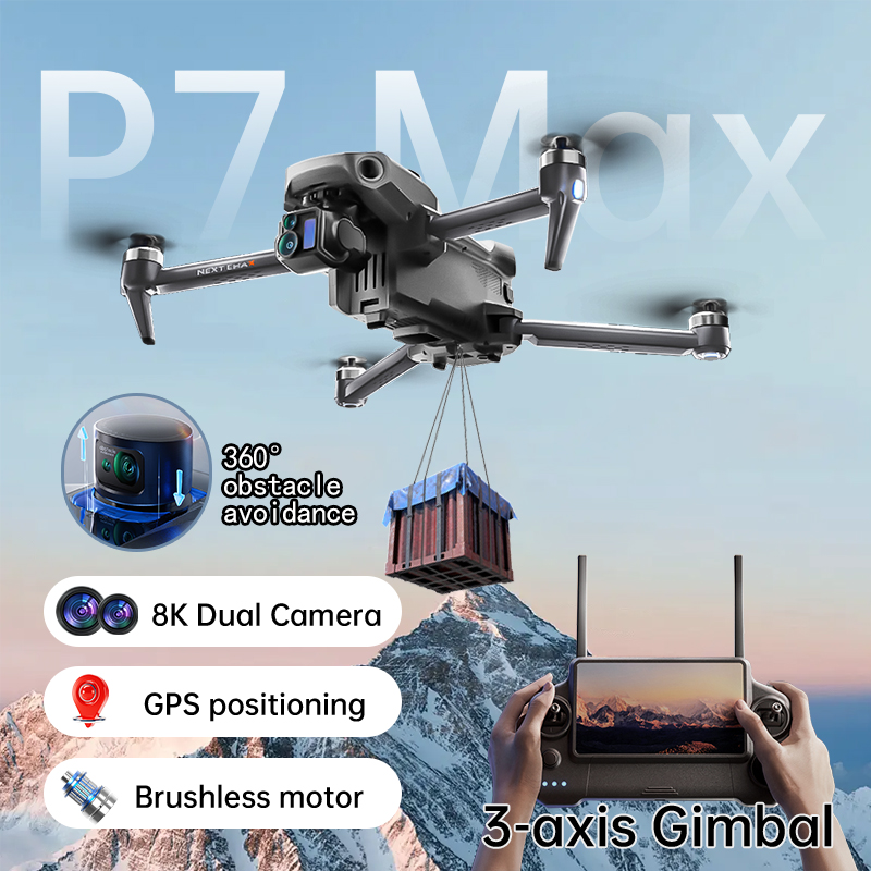 NEW P7 Max Drone 8K Camera GPS - Drone Gps Mount 评论和价格
