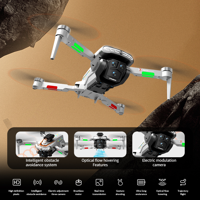 M3 Professional Drone 4K HD Ae - Drone Gimbal 评论和价格