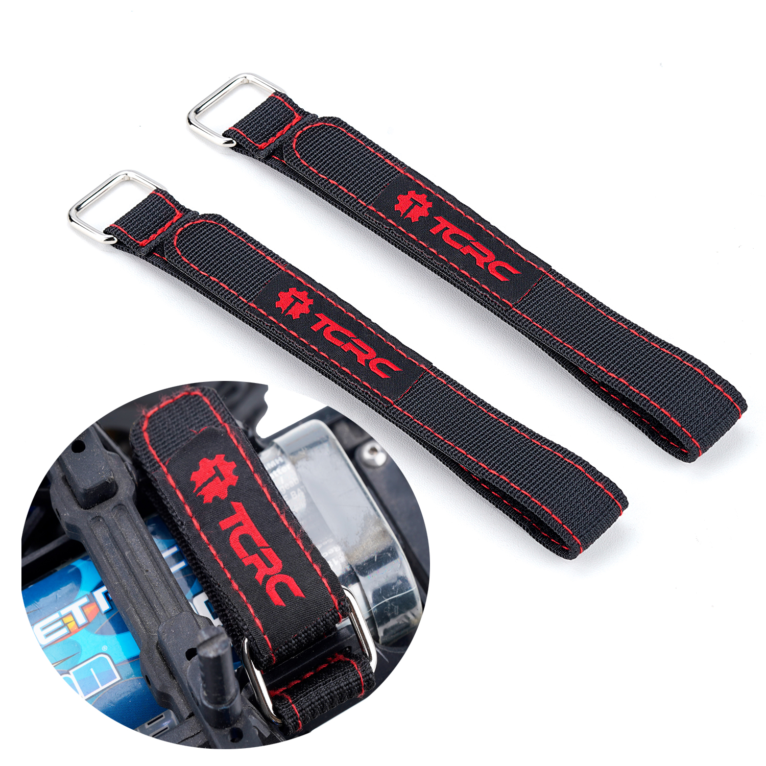 TCRC 2PCS 20x300MM Kevlar Stit - Drone Battery Strap 评论和价格