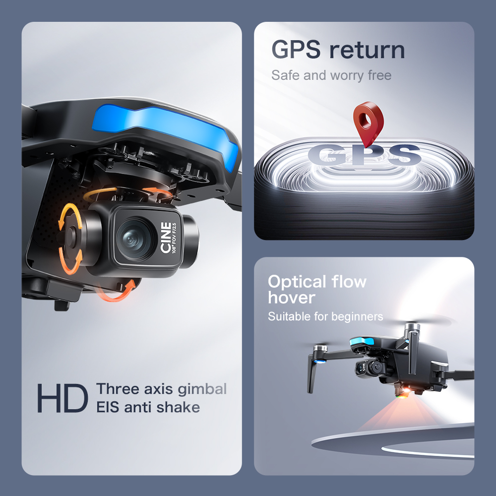 Lenovo GPS S-X1 Drone Three-ax - Drone Gps Mount 评论和价格
