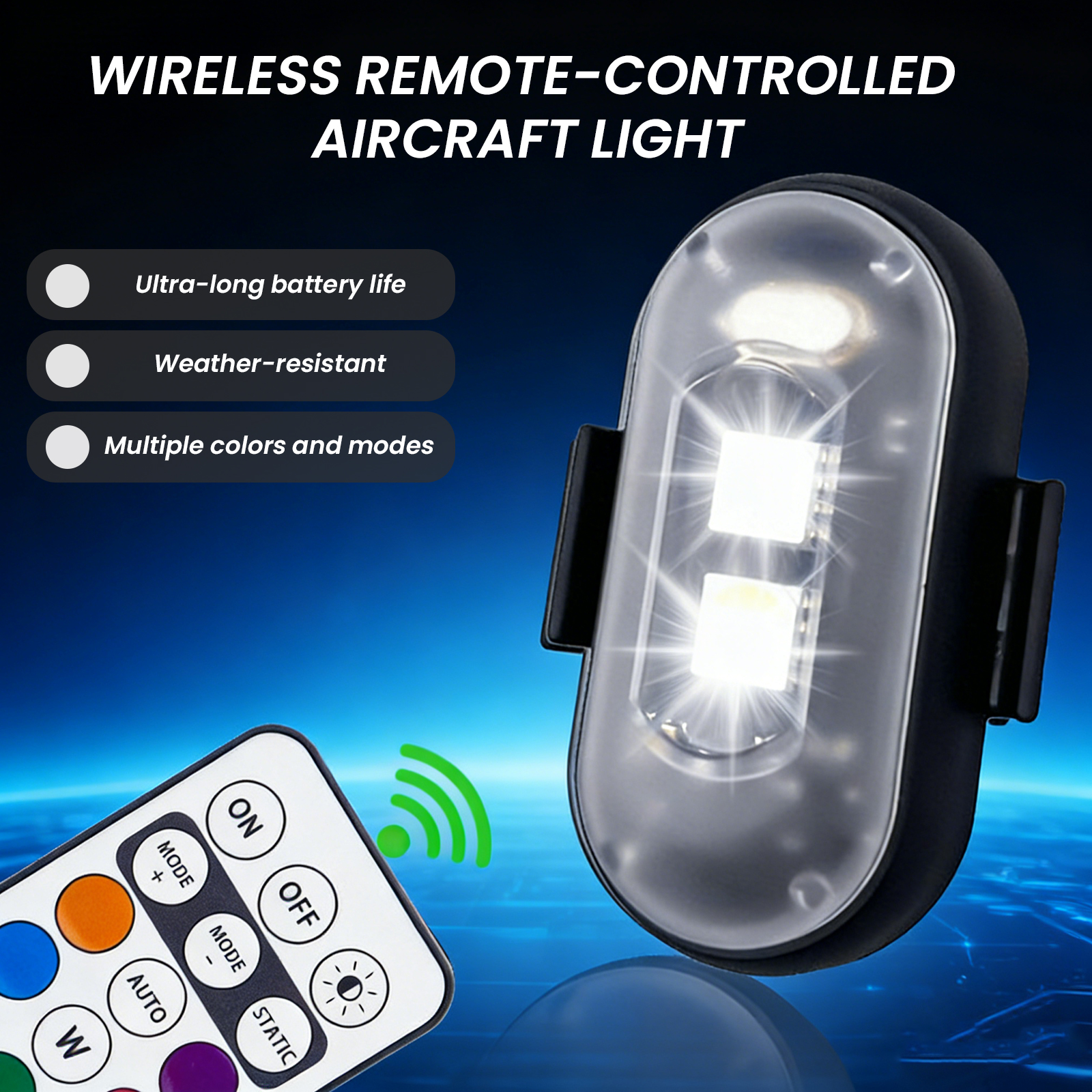2/4/6PCS Wireless LED Strobe L - Drone Led Light 评论和价格