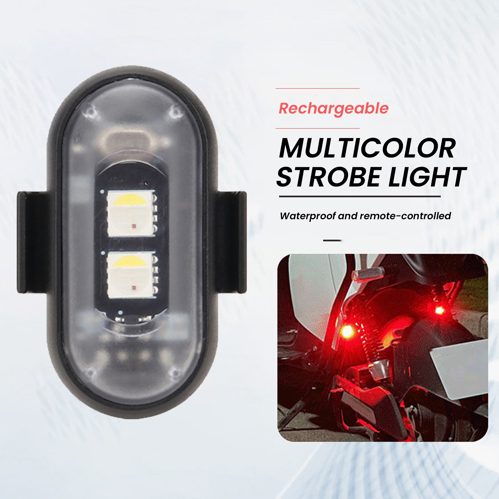 2/4/6PCS Wireless LED Strobe L - Drone Led Light 评论和价格