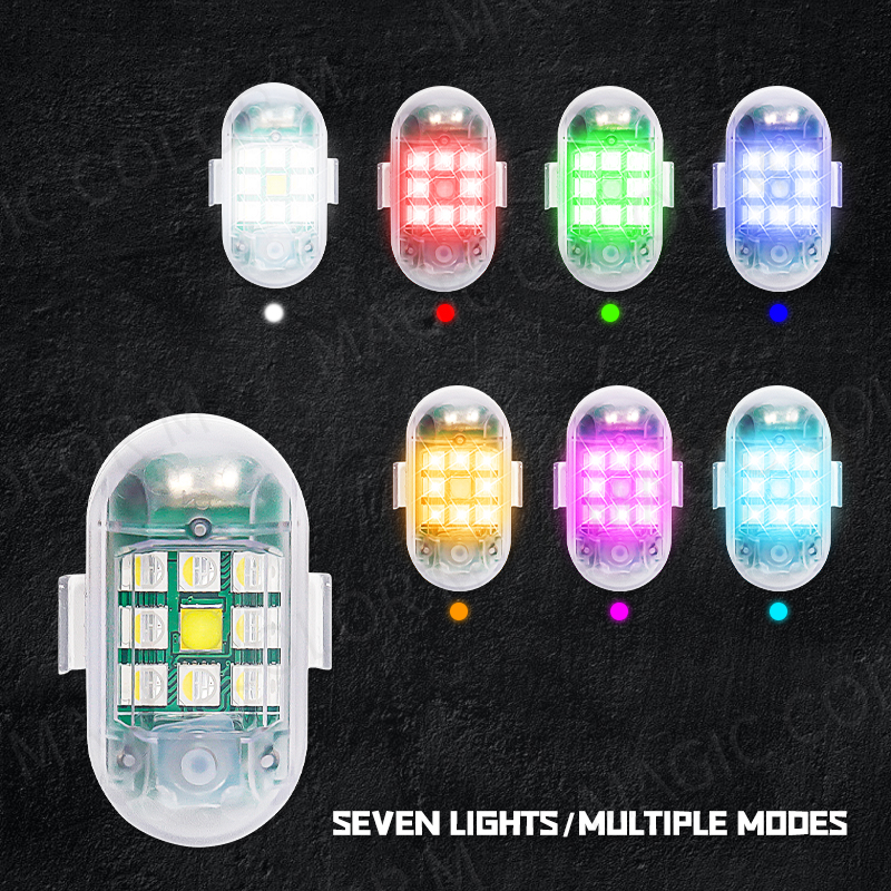 2PCS Wireless LED Strobe Light - Drone Led Light 评论和价格