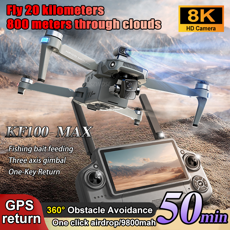 SJRC KF100 MAX 8K UHD Photo HD - Drone Gimbal 评论和价格