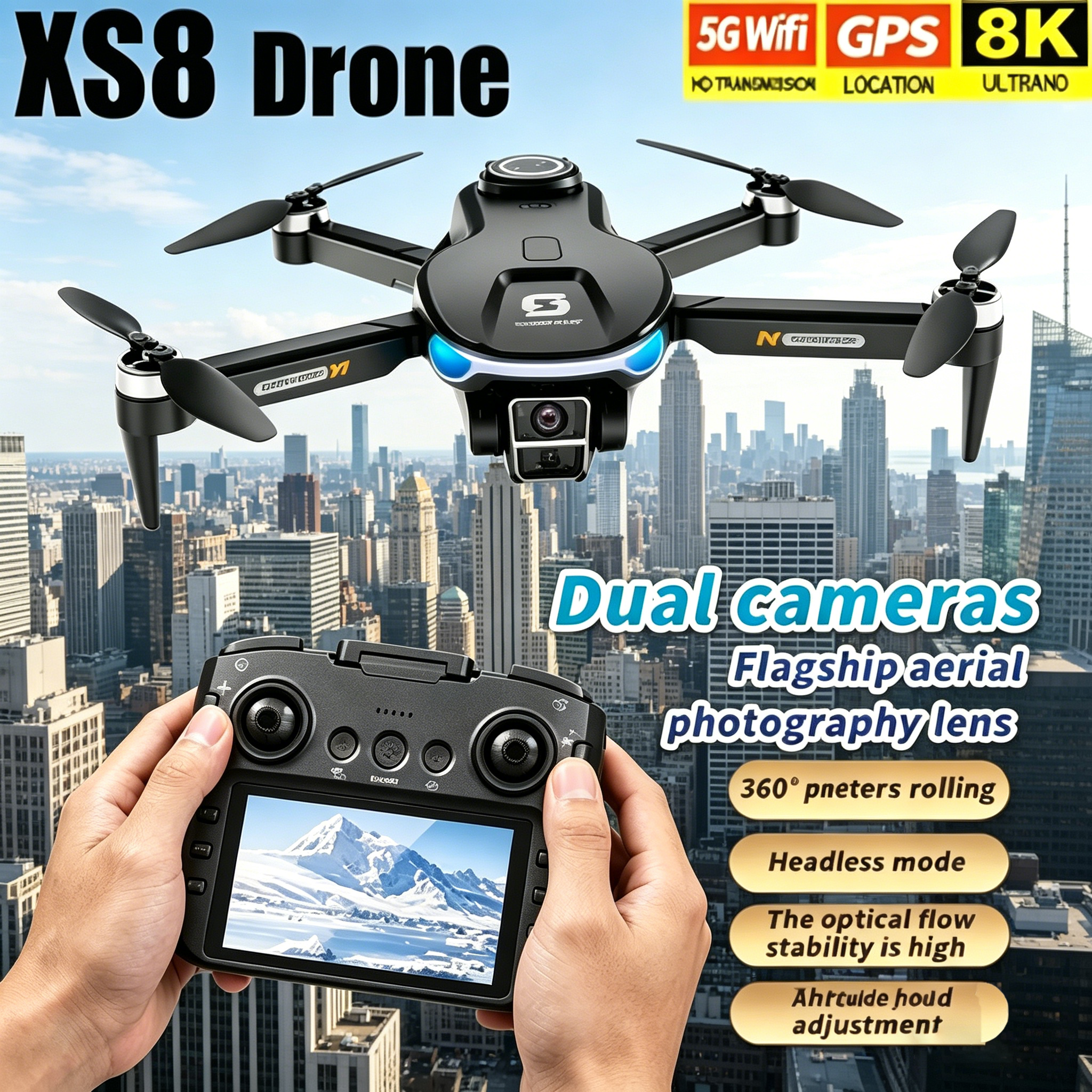 HD 8K Professional GPS Drone w - Drone Gps Module 评论和价格