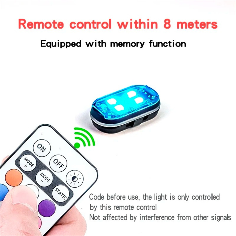 2/4/6pcs Wireless Remote Contr - Drone Led Light 评论和价格