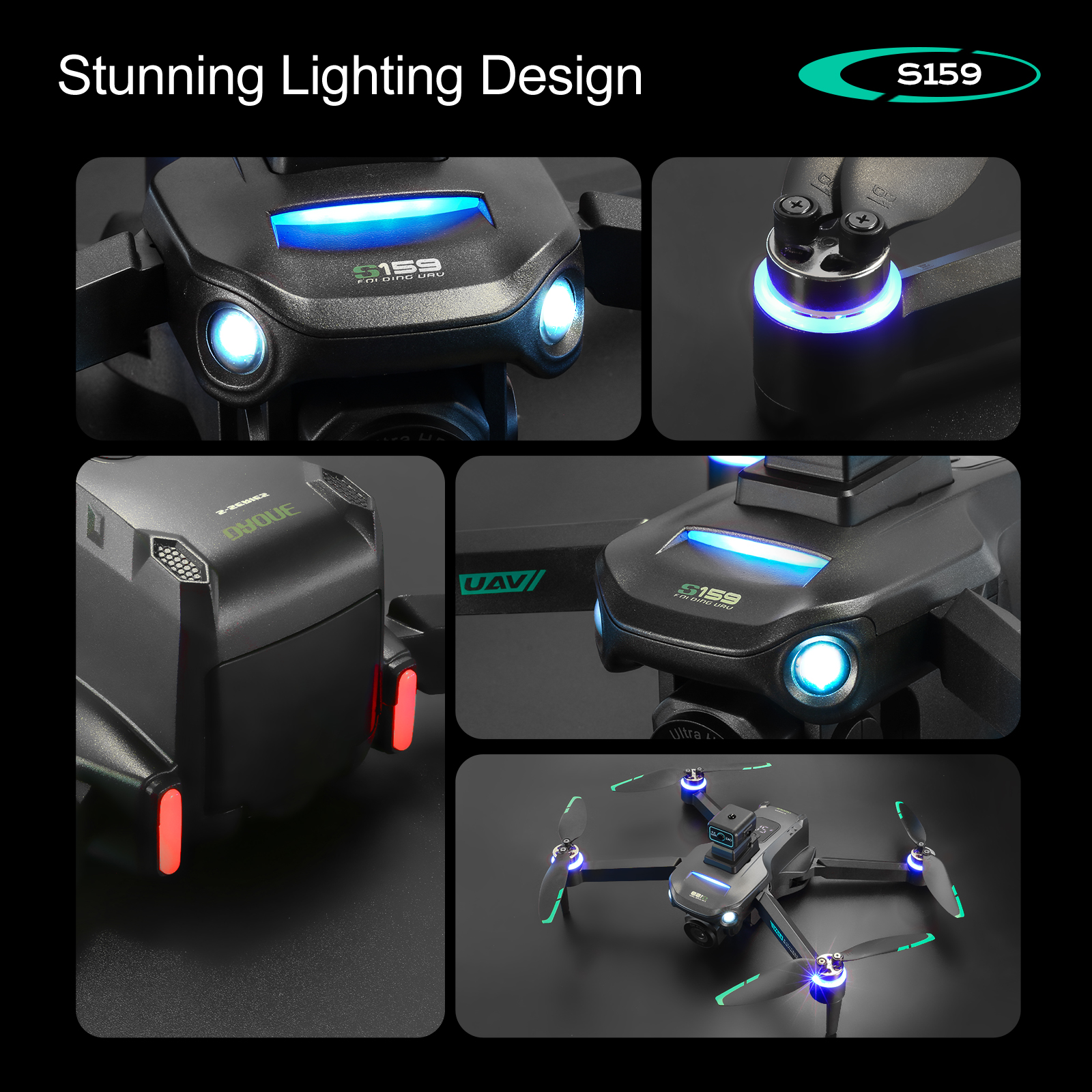S159 GPS Drone 4K Profesional  - Drone Gps Mount 评论和价格